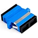 SC Duplex fiber optic adapter is used to mate with the SC fiber optic connector. The adapter has been tested to the Bellcore-326 standards.